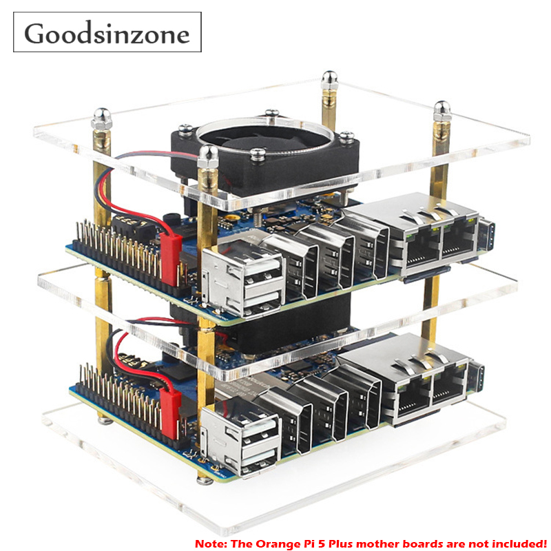 Pi 4 Case - 2 Layers Cluster Case Set for