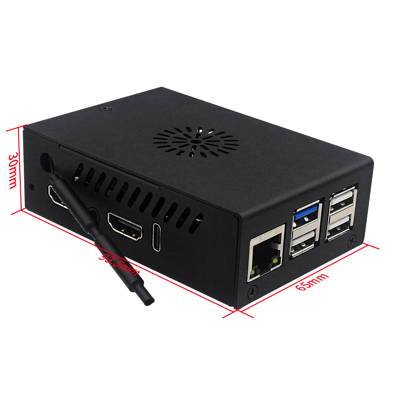 Orange Pi 5 Max Case with Fan  - Pi 5 Case ulasan dan harga