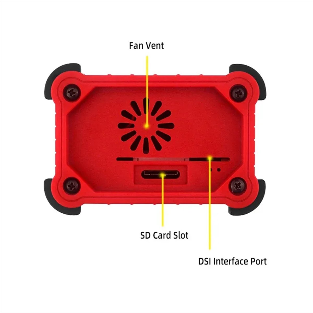 T1032C-For 4 Aluminum Case wit - Pi 4 Case ulasan dan harga