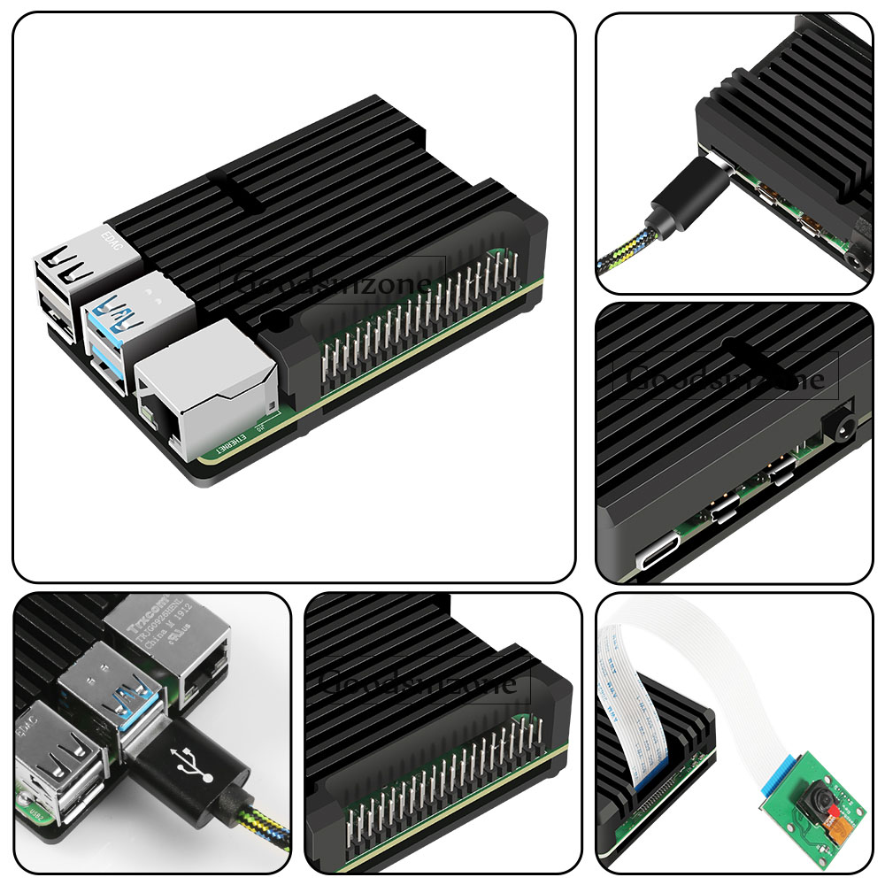 Armor Aluminum Case for Raspbe - Pi 4 Case ulasan dan harga