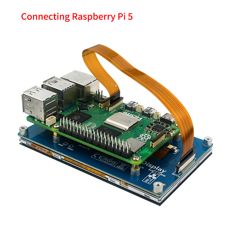 4.3 Inch DSI Touch Screen for  - Pi 5 Case ulasan dan harga