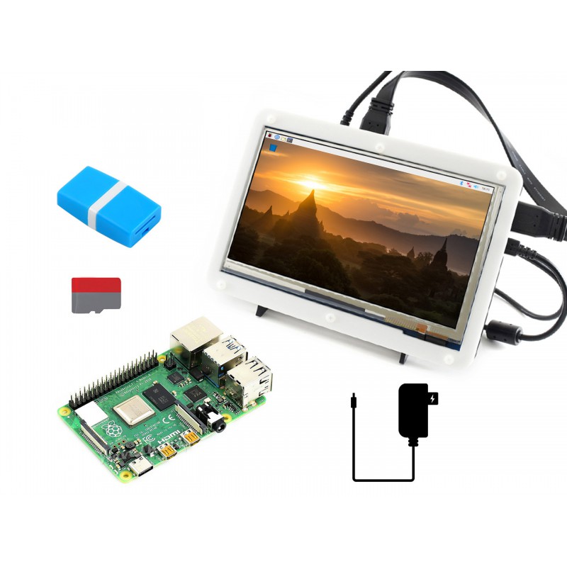 Raspberry Pi 4 Model B Display - Pi 4 Case ulasan dan harga