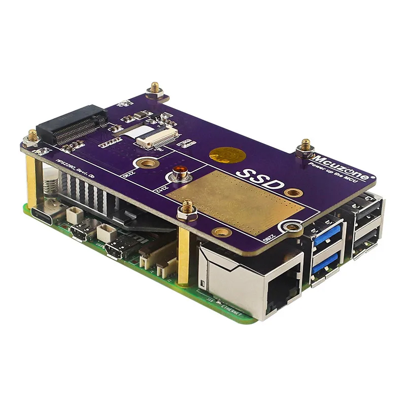 Raspberry Pi 5 PCIe to M.2 NVM - Pi 5 Case ulasan dan harga