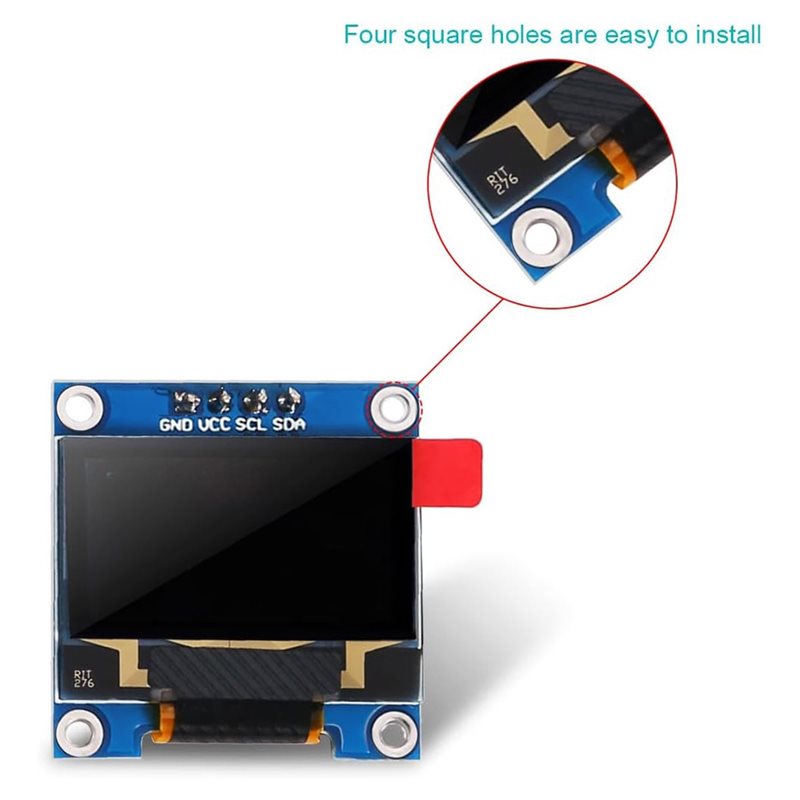 A37T-4Pcs 0.96 Inch OLED Displ - Pi Display ulasan dan harga