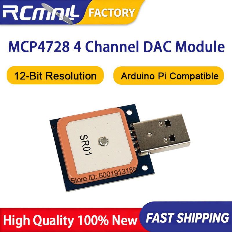 MCP4728 12 Bit I2C DAC Module  - Raspberry Pi 4 ulasan dan harga