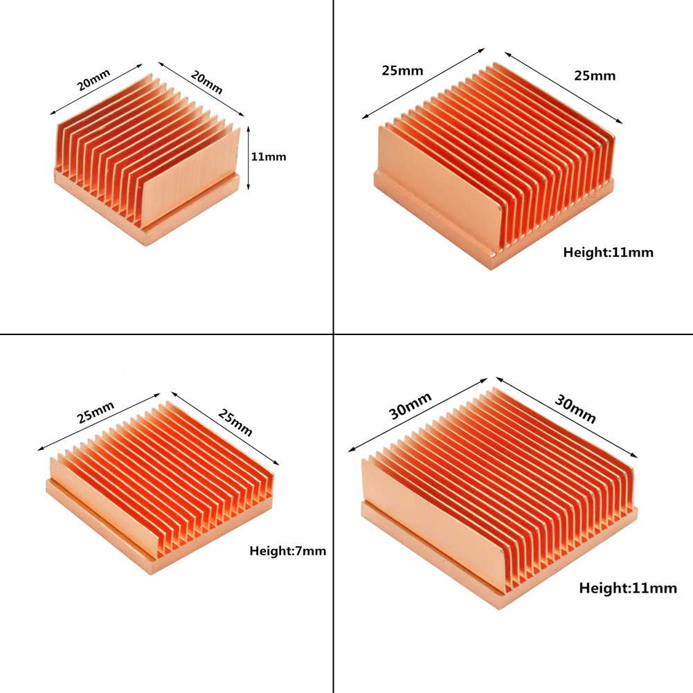 Pure Copper Heatsink DIY Heat  - Pi Cooler ulasan dan harga